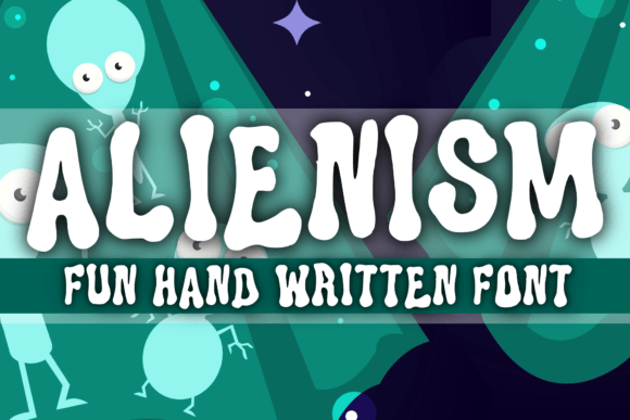 Alienism: The Psychedelic Display Font for Creative Makers