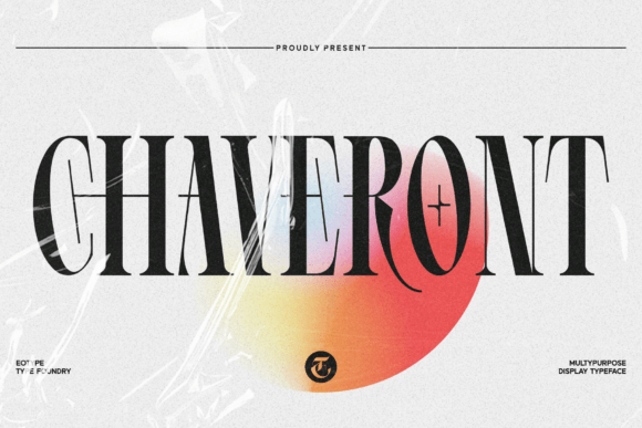 Chaveront: The Condensed Display Font for Modern Digital Branding