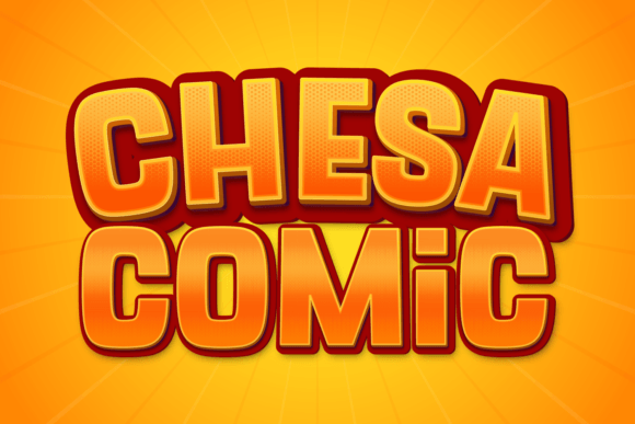 Chesa Comic: The Bold Typeface for Handmade Branding