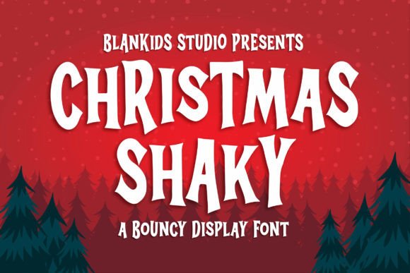 Christmas Shaky Font for Playful Web Design