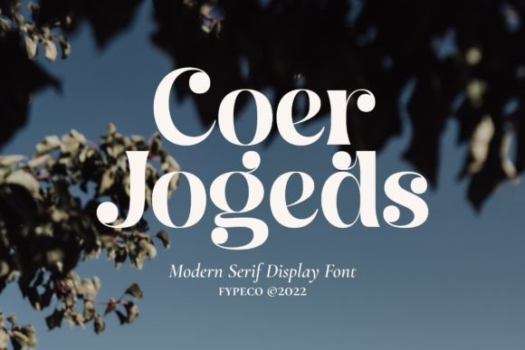 Coer Jogeds: A Serif Display Font for Bold Visual Impact