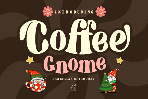 Coffee Gnome Font for Retro Editorial Design