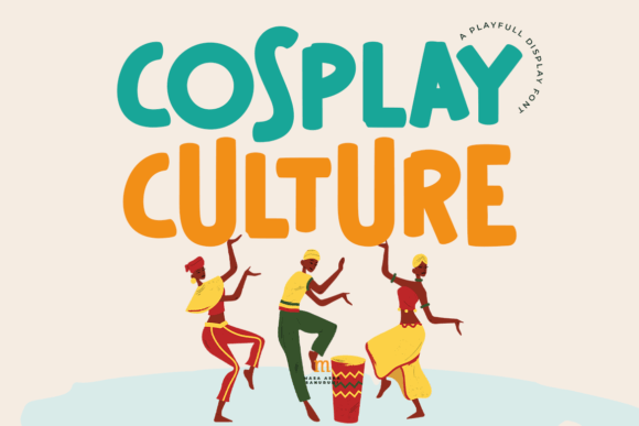 Cosplay Culture Display Font for Web Design