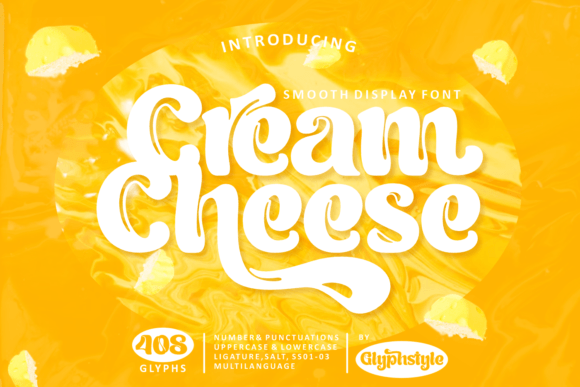 Cream Cheese: The Bold Display Typeface for Handmade Brands