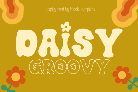 Daisy Groovy: The Retro Display Font for Creative Makers