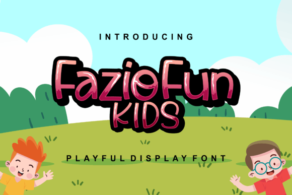 Fazio Fun: A Playful Handwritten Display Typeface for Creative Branding