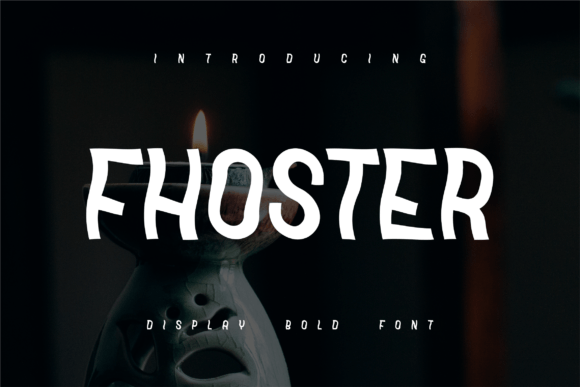 Fhoster: A Wavy Display Font for Modern Branding