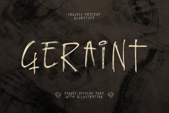Geraint: A Spooky Display Font for High-Impact Campaigns