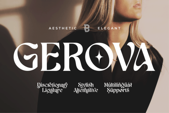 Gerova: A Serif Display Font for Professional Branding