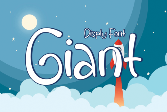 Giant Font: A Quirky Display Font for Creative Projects