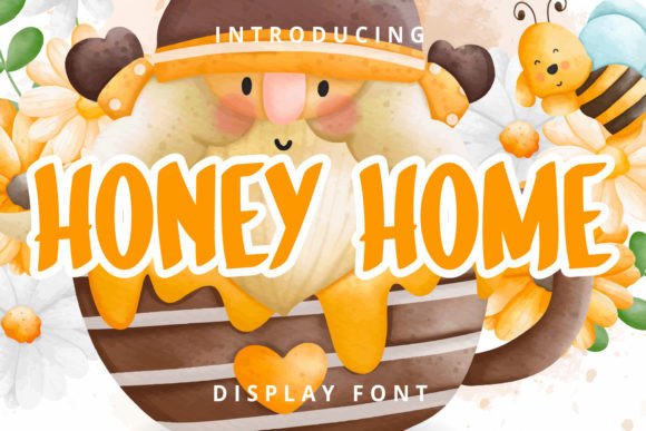 Honey Home: The Perfect Handmade Display Font for Your Brand