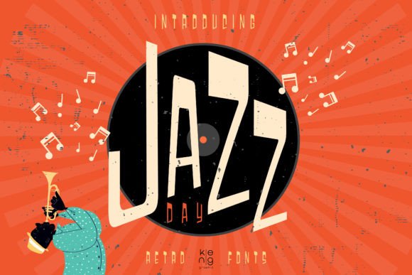 Jazz Day: The Retro Display Font for Bold Digital Headlines