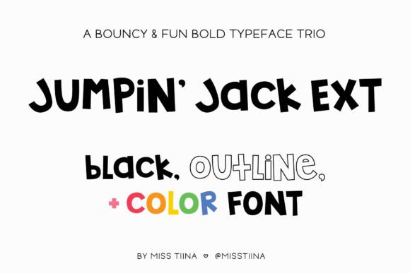 Jumpin Jack Extended: A Playful Font for Bold Branding