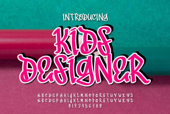Kids Designer: A Modern Display Typeface for Editorial Projects