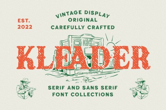 Kleader: A Unique Display Font for Bold Branding Projects