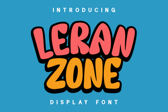 Leran Zone: The Joyful Display Font for Scroll-Stopping Campaigns