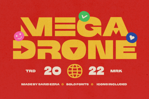 Mega Drone: A Bold Typeface for Strong Brand Identity
