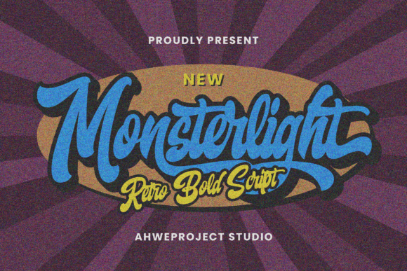Monsterlight: The Retro Bold Script Font for Modern Branding
