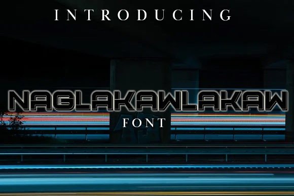 Naglakawlakaw: The Bold Display Font for Creative Makers