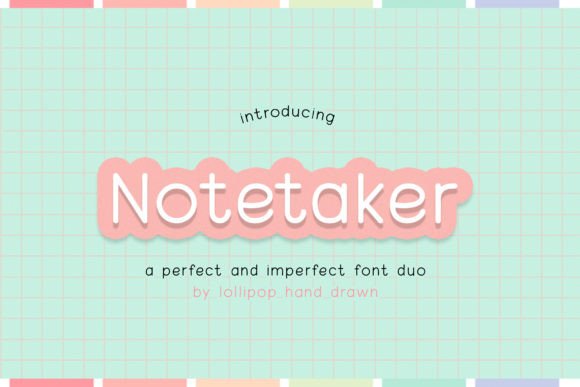 Notetaker: The Cute Display Font for Whimsical Branding
