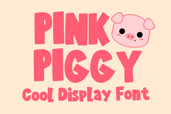 Pink Piggy: A Playful Display Font for Creative Projects