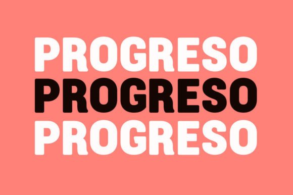 Progreso: A Fresh Display Font for Bold Branding and Digital Campaigns