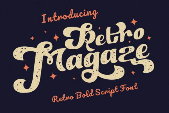 Retro Magaze: The Ultimate Retro Display Font