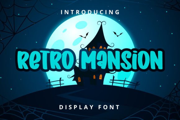 Retro Mansion: The Playful Display Font for Trendy Campaigns