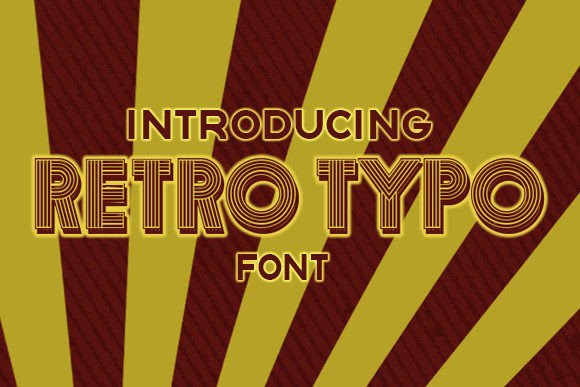 Retro Typo: A Vintage Display Font for Modern Web Design