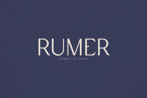 Rumer Font for Handmade Projects and Branding