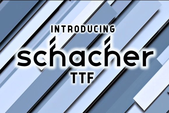 Schacher: A Premium Display Font for Editorial Design