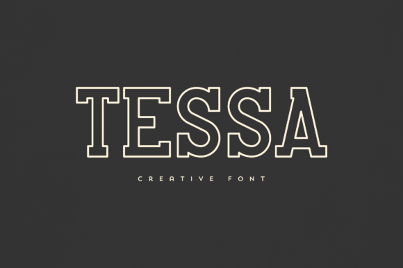 Tessa: The Elegant Display Font for Unique Brand Identity