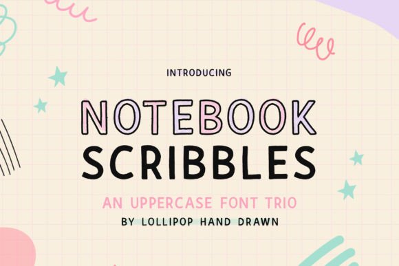 Upgrade Your Brand Identity with Notebook Scribbles Typeface