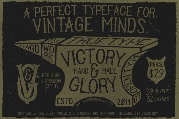 Victory and Glory: A Timeless Display Typeface for Editorial Design