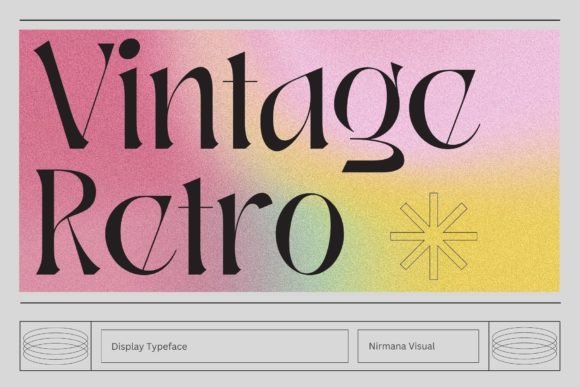 Vintage Retro Font for Elegant Web Design Projects