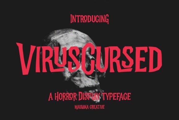 Virus Cursed: The Horror Display Font for Bold Web Experiences