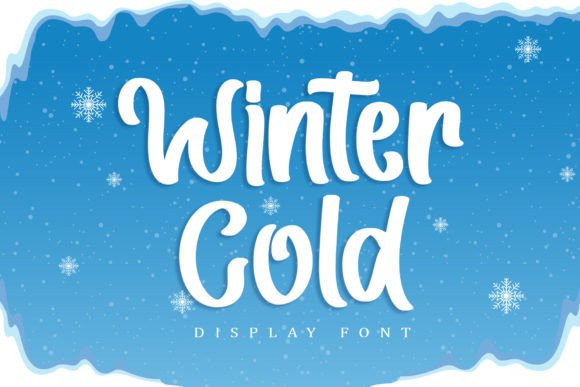 Winter Cold Font for Festive Campaigns and Digital Creativity