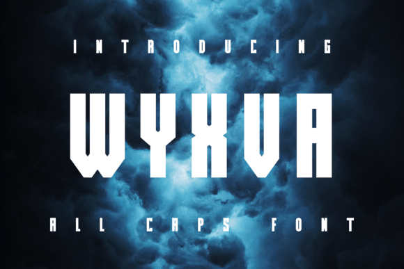 Wyxva: A Cool Display Font for Bold Branding
